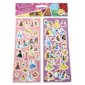 3 Disney Princess Sticker Value Packs 300/Pack 2015 Paper Magic Group New Sealed